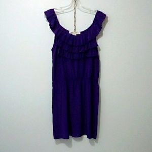 Amanda Uprichard silk ruffled mini dress
